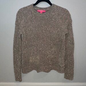 Lilly Pulitzer Sparkly pink, blue, tan Sweater.  Women’s XXS